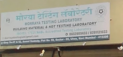 Morraya Testing Laboratory Building material & NDT testing