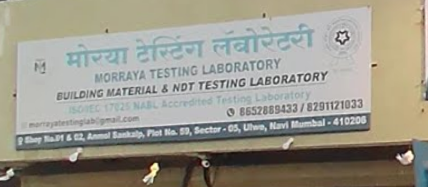 Morraya Testing Laboratory Building material & NDT testing